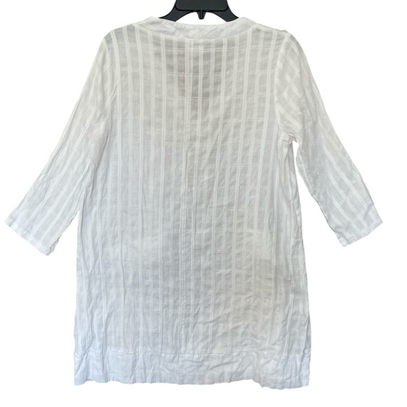 Pomander Place Tuckernuck White Mini Carolina Cotton Resort Caftan Size Medium - Picture 5 of 7